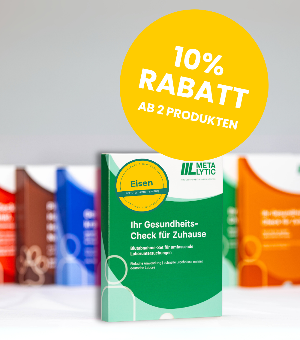 Eisenmangel Test – Vollwertiger Labortest auf Ferritin