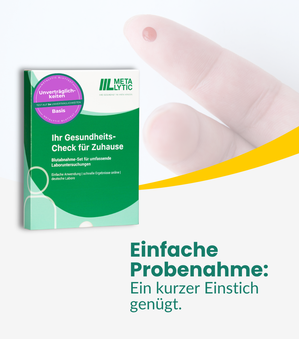 Unverträglichkeitstest - 54 Lebensmittel Basis IgG Test