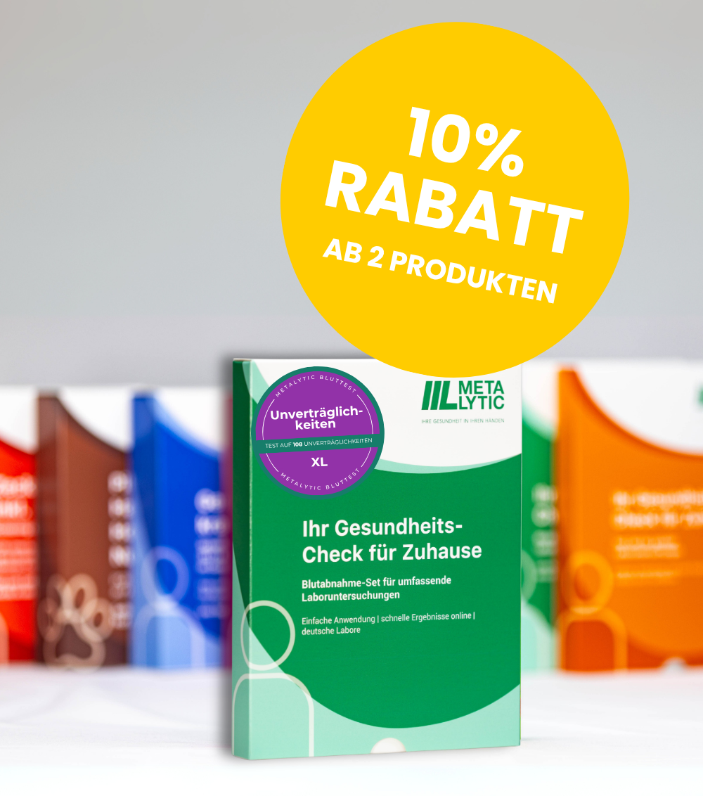 Unverträglichkeitstest - 108 Lebensmittel XL IgG Test