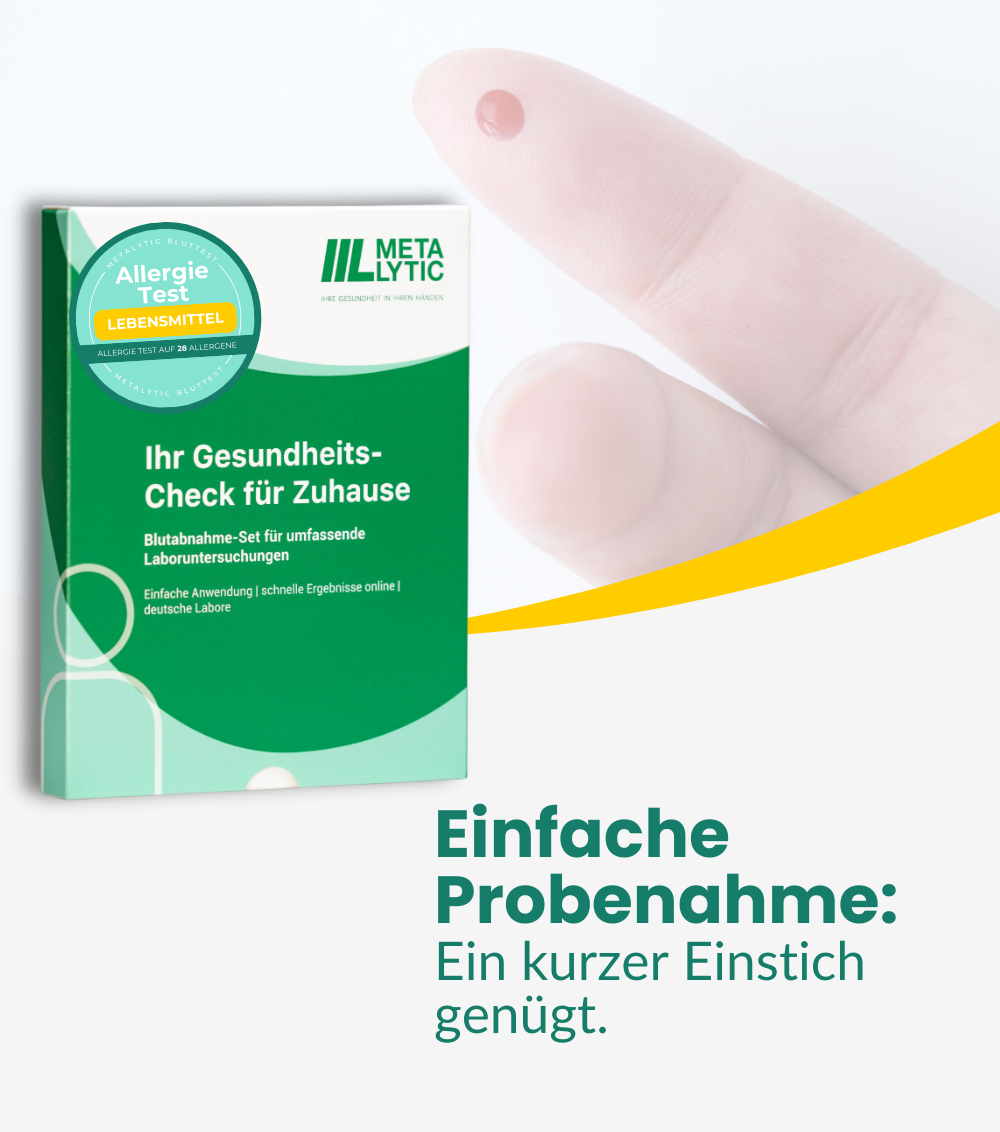 Lebensmittelallergie Test - 28 Allergene