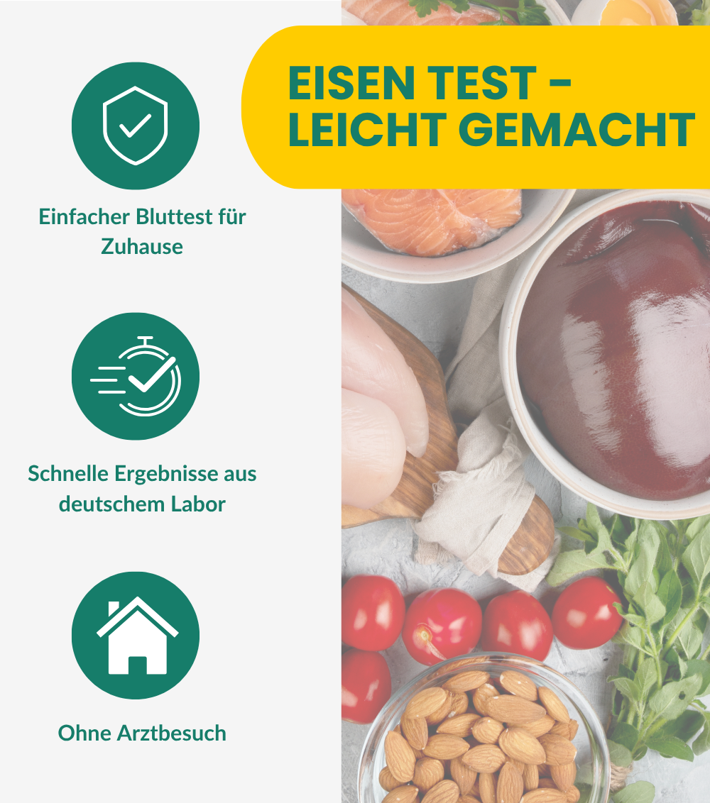 Eisenmangel Test – Vollwertiger Labortest auf Ferritin
