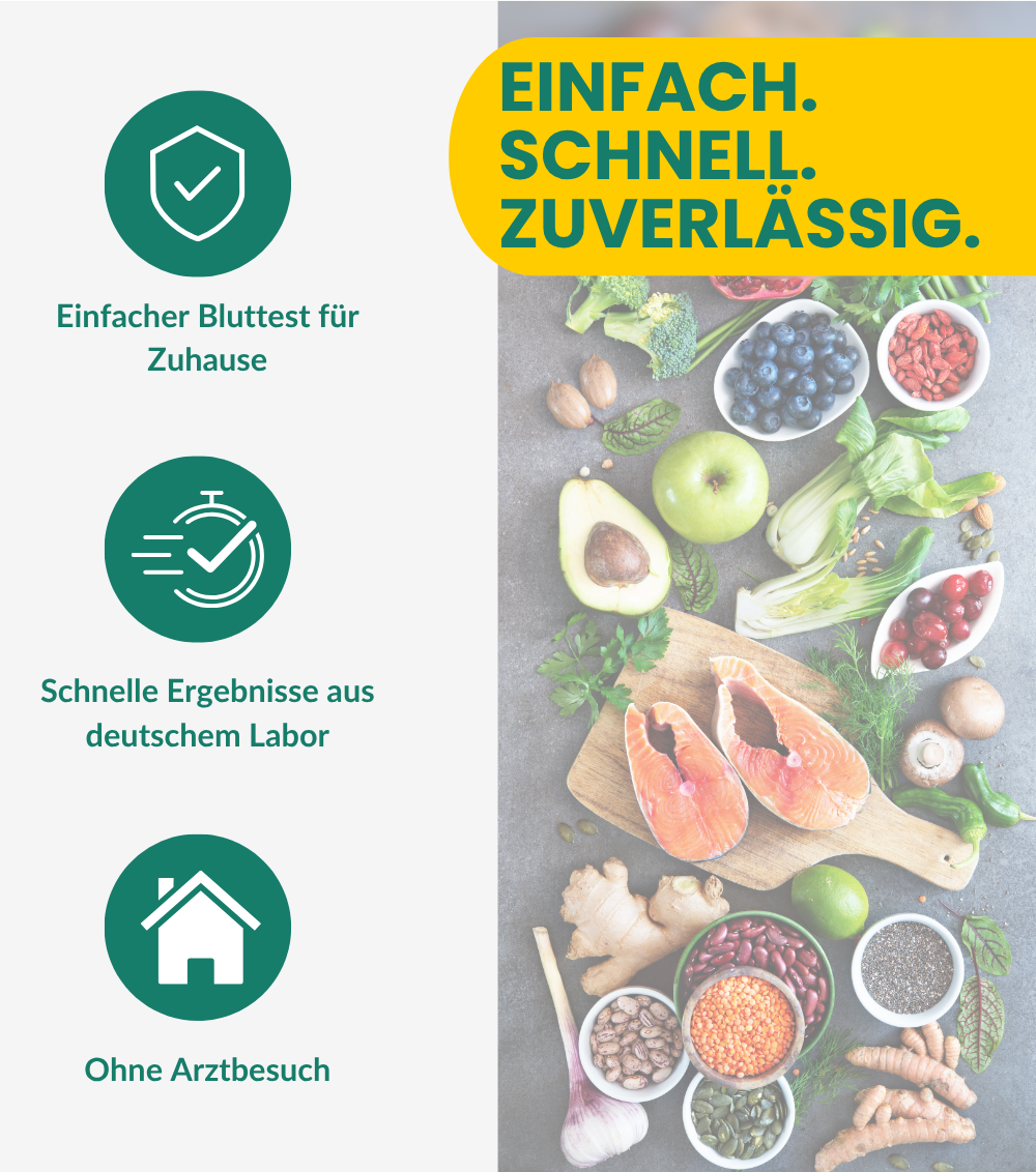 Unverträglichkeitstest - 108 Lebensmittel XL IgG Test