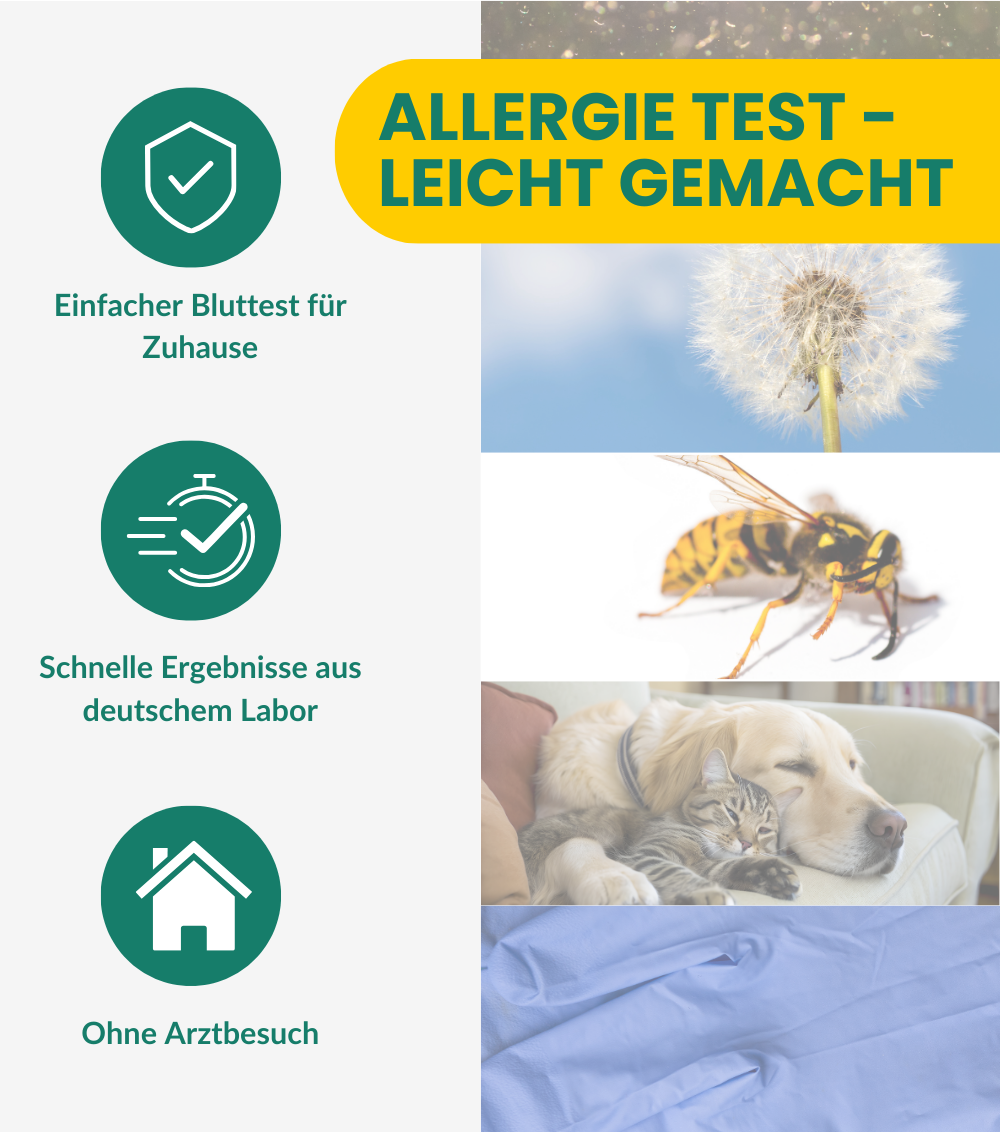 Allergie Test Umwelt & Tiere - 26 Allergene