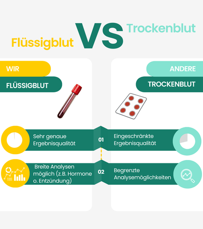 2-in-1 SPARSET: Vitamin D, Calcium & Magnesium Test + Vitamin D3 K2 Tropfen (1000 IE)