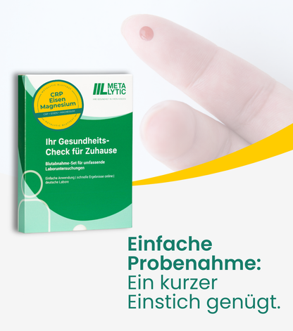 CRP Test, Eisenmangel Test & Magnesiummangel Test