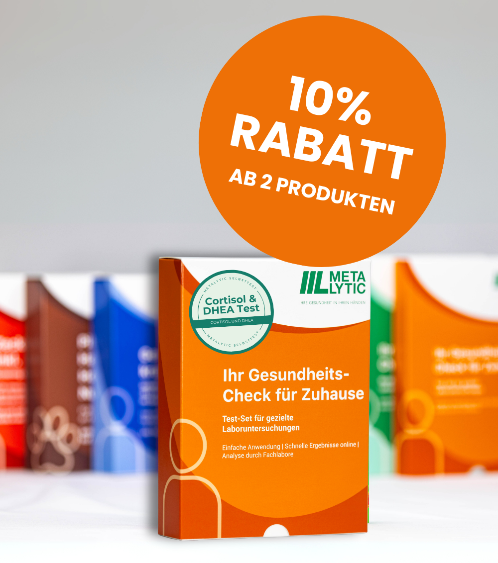 Cortisol & DHEA Speicheltest – Stressprofil (3 Cortisol Messungen)