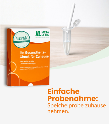 Cortisol & DHEA Speicheltest – Stressprofil (3 Cortisol Messungen)